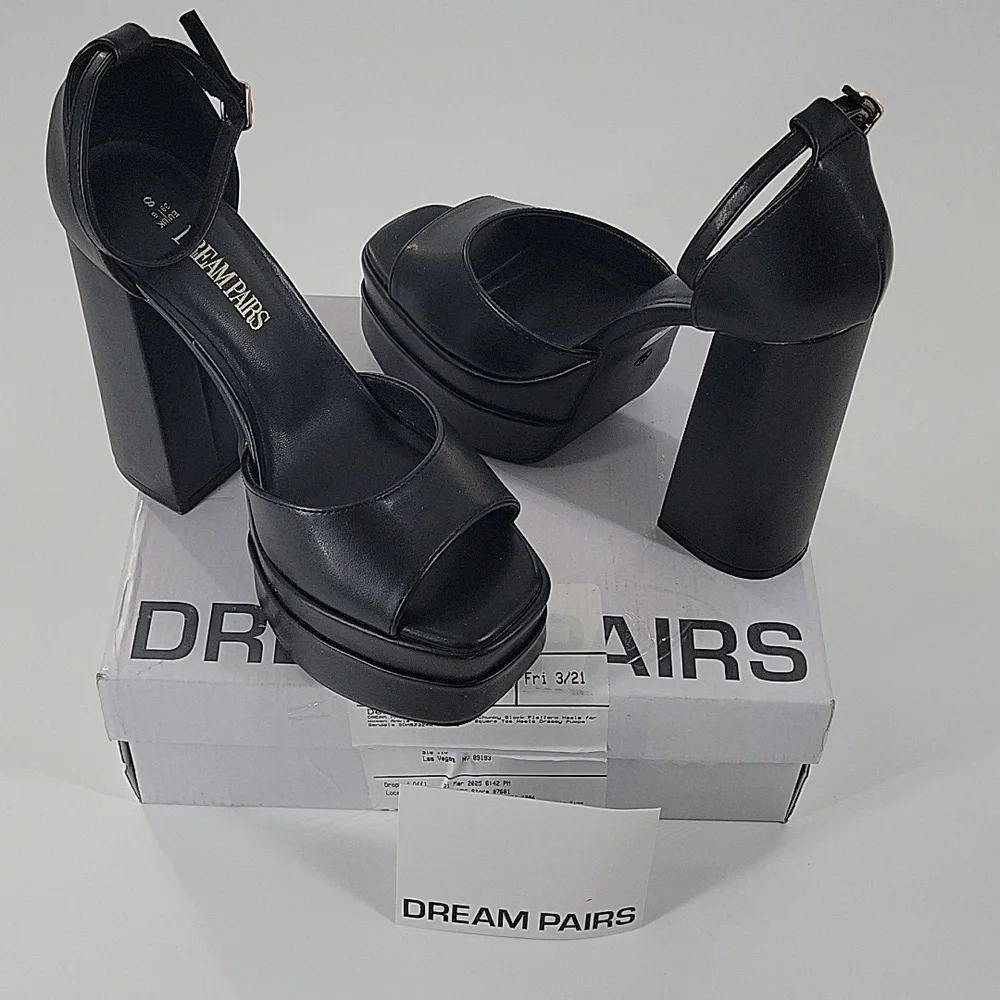 Black Platform Heels New In Box